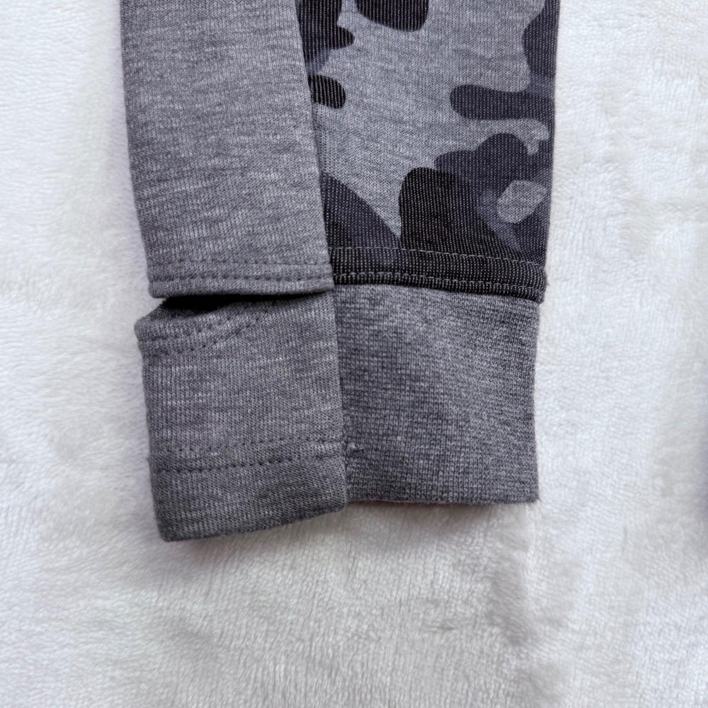 Nike Sportswear Tech Fleece Camo Sweatshirt Womens XS Grey Rear Zip Pullover - Picture 7 of 16